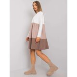 RUE PARIS Dress-RV-SK-7188.83P-brown | Shoptok.si