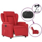  Električni naslonjač od umjetne kože crveni | shoptok.hr