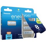 Panasonic - 8 kom punjivih AA baterija Eneloop 2000 mAh | Eponuda.com
