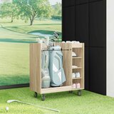 Golf ormar s kotačem Jednobojno Sonoma hrast 90 x 45 x 98 cm | shoptok.hr
