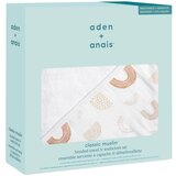 Aden+Anais darilni paket kopalna brisačka in krpica za umivanje keep rising | Shoptok.si