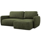 Makamii Zelena sklopiva/s prostorom za odlaganje kutna garnitura od šenila (s desnim kutom/s ležaljkom) Lilo – | shoptok.hr