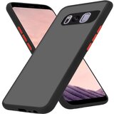 Cadorabo Samsung Galaxy S8 PLUS in matirana črna barva - Hibridni zaščitni ovitek s TPU silikonom v notranjosti in matirano plastično zadnjo stranjo, (20860099) | Shoptok.si