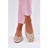 Boto Embellished Ballerinas On A Flat Heel Beige Nilarisela | shoptok.hr