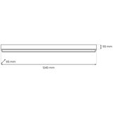  plafonska svetiljka lungo T8 1xG13/18W/230V crna | Eponuda.com