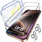 NIKCORP Zaščitno kaljeno steklo za kamero iPhone 16 Pro Max, 2 kosa, trdota 9H, ultra tanka zaščita leč proti praskam, (5000249384) Cene