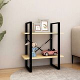 vidaXL ormarić za knjige s 2 razine 60 x 30 x 70 cm masivna borovina | shoptok.hr