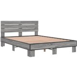 vidaXL Okvir kreveta boja hrasta 135x190cm konstruirano drvo i metal | shoptok.hr