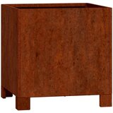  Sadilice s nogama 2 kom boja hrđe 30x30x30 cm od čelika COR-TEN | shoptok.hr
