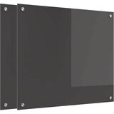  Kuhinjski zid 2 pcs Tamno siva 70 x 60 cm | Eponuda.ba