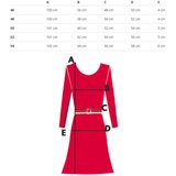 Pri Navy striped midi dress with waist tie MARINA | shoptok.hr