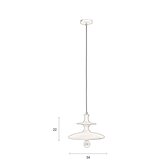 Dutchbone Viseča svetilka iz masivnega manga v temni naravni barvi ø 34 cm Cath – | Shoptok.si