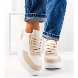 Gemre Beige Women's Sneakers Selma | Shoptok.si