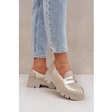 Zazoo Leather Women's Moccasins On Platform And Flat Heel Leopard | Shoptok.si