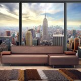  Tapeta - City ​​behind glass 400x280 Cijene