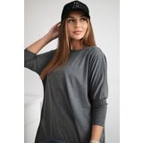 Kesi Oversize blouse in graphite melange | shoptok.hr