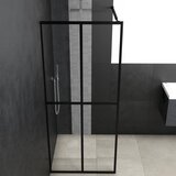 Pregrada za tuširanje od mutnog kaljenog stakla 90 x 195 cm | shoptok.hr