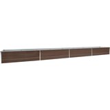  Povišena vrtna gredica od pocinčanog čelika 600x80x45 cm smeđa | shoptok.hr