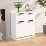  Komoda bela 60x30x70 cm konstruiran les, (20654173) | Shoptok.si