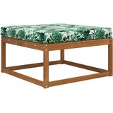  Zunanja blazina za kavč Vzorec lista 80 x 80 x 8 cm Poliester, (5000202513) | Shoptok.si