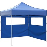 vidaXL sklopivi šator s 2 zida 3 x 3 m plavi | shoptok.hr