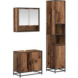  Set namještaja za kupaonicu 3 pcs Staro drvo Konstruirano drvo | shoptok.hr