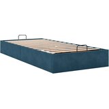  Okvir za krevet bez madraca tamnoplavi 90x200 cm baršunasti | shoptok.hr