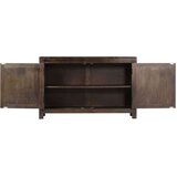 vidaXL komoda izrezljana 110x35x70 cm trden mangov les | Shoptok.si