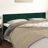  Uzglavlja tamnozelena 160x5x78/88 cm baršunasta | shoptok.hr
