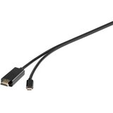 Renkforce USB / HDMI priključni kabel 1.80 m RF-4535910 crna [1x muški konektor USB-C™ - 1x muški konektor HDMI] | Eponuda.ba