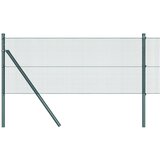 vidaXL žičnata ograja s 13 stebrički Zelena 0.6x100 m Jeklo | Shoptok.si