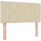  Krevet od pjene s madracem i LED-om Krem 120 x 190 cm Tkanina | shoptok.hr