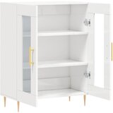  Komoda sjajna bijela 69,5x34x90 cm od konstruiranog drva | shoptok.hr