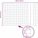 Euro ograda Zelena 0,8 x 10 m Željezo prekriveno PVC-om | shoptok.hr