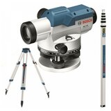 Bosch OPTIČNI NIVELIR BOSCH GOL 32 D PROFESSIONAL S STOJALOM BT 160 IN MERILNO LETVIJO GR 500 | Shoptok.si