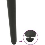 vidaXL Noge za klubsko mizico stožčaste oblike 4 kosi antracitne 30-31 cm jeklo | Shoptok.si