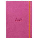  Notes A5, Rhodiarama soft, s gumicom, diktando crte, fuksija | shoptok.hr