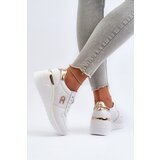 S. BARSKI Women's Leather Wedge Sneakers White D&A LR810 | shoptok.hr