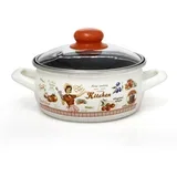 Lonac plitki princ 16cm/1,5l sa dekorom poklopca 2564