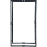  Stalak za drva za ogrjev crni 80 x 25 x 150 cm čelični | Eponuda.ba