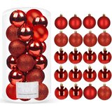  Kuglice za božićno drvce 4 cm 20 kom. crvene | shoptok.hr