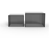 Actona sive steklene mizice v kompletu 2 ks 50x50 cm dice – | Shoptok.si