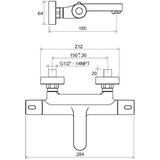 Ravak X070097 Termo termostatska armatura za kad | Shoptok.si