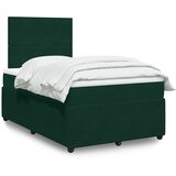  Krevet box spring s madracem tamnozeleni 120x190 cm baršunasti | shoptok.hr