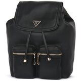 Guess Nahrbtniki MANHATTAN II FLAP BACKPACK Črna Cene