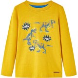  Dječja majica dugih rukava oker 128 | shoptok.hr