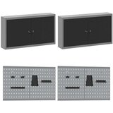  Set radne klupe od 8 u crnom čeliku | shoptok.hr