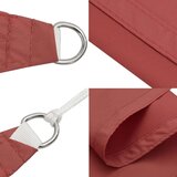vidaXL Senčno jadro oksford blago pravokotno 2,5x3,5 m terakota | Shoptok.si