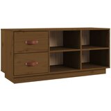 Maison Chic Klop za čevlje - Sedež za čevlje medeno rjava 100x34x45 cm trdna borovina, (21776627) Cene