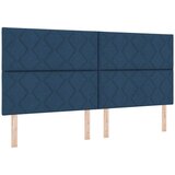 vidaXL Vzglavje z LED lučmi z vzglavjem Modra 200 cm blago, (5000043937) Cene